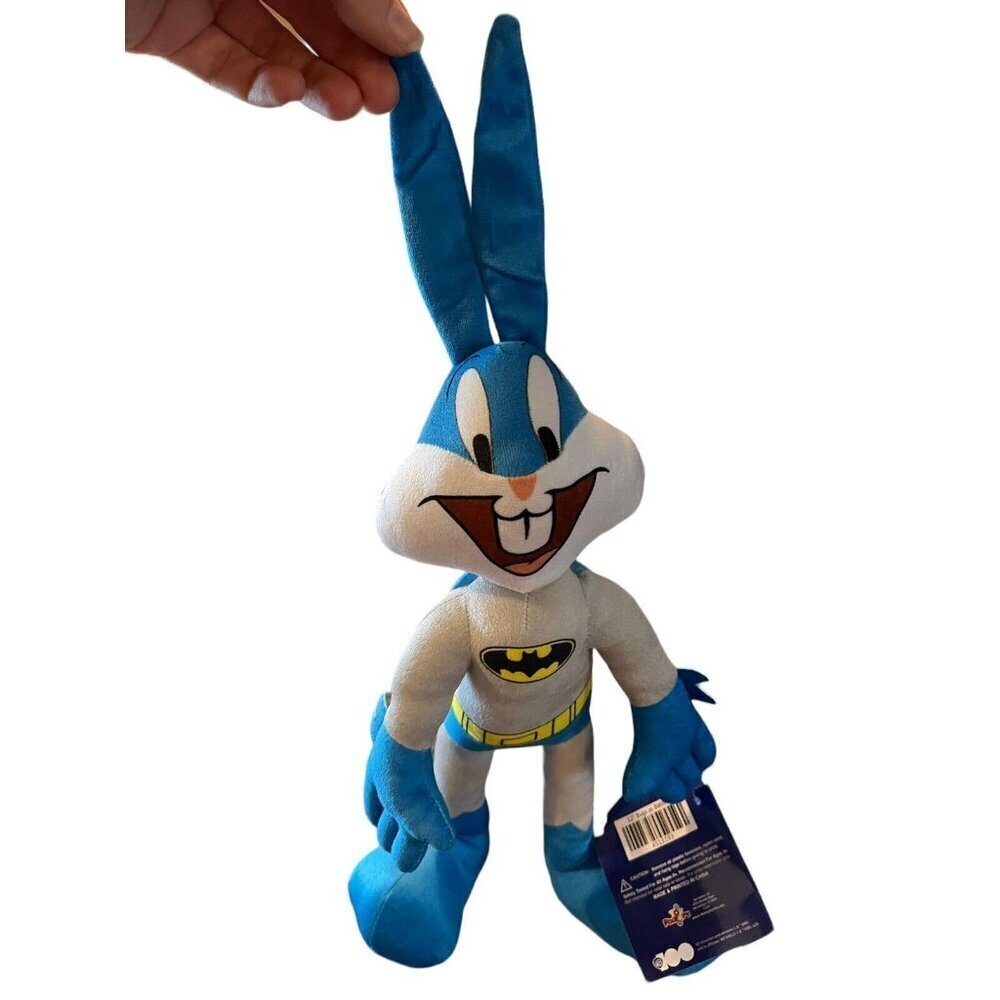 Set of 3 12" Looney Tunes Superhero Stuffed Animals, Taz, Bugs Bunny